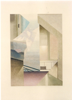 <span class="titre">Les Alpes</span><br />Huile sur toile – vendu Les Alpes